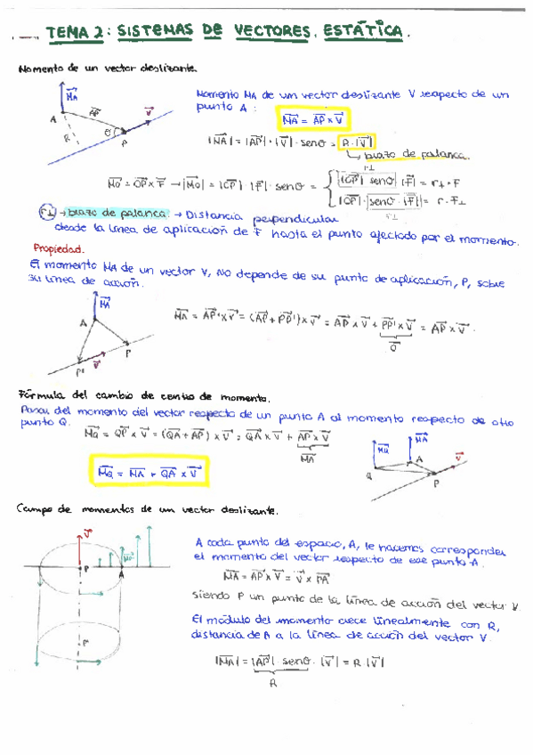 Miniatura del documento Tema-2.-Sistemas-de-vectores.-Estatica.pdf