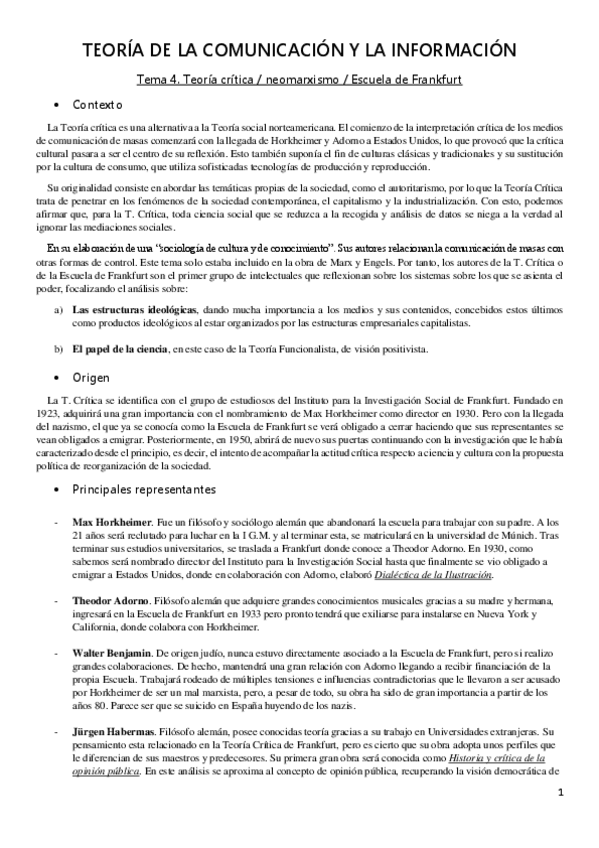 Miniatura del documento Tema 4. Escuela de Frankfurt.pdf