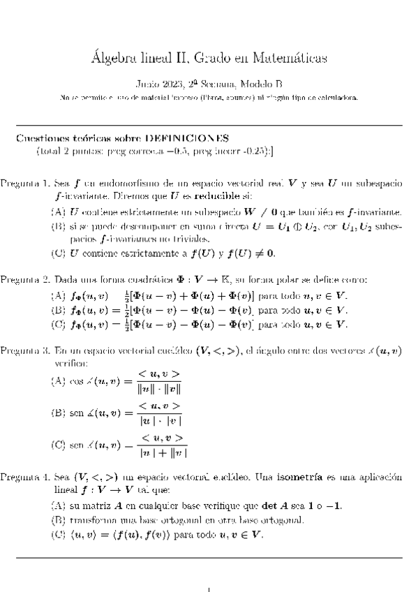 Miniatura del documento Algebra-Lineal-II-Segunda-Semana-Curso-22-23.pdf