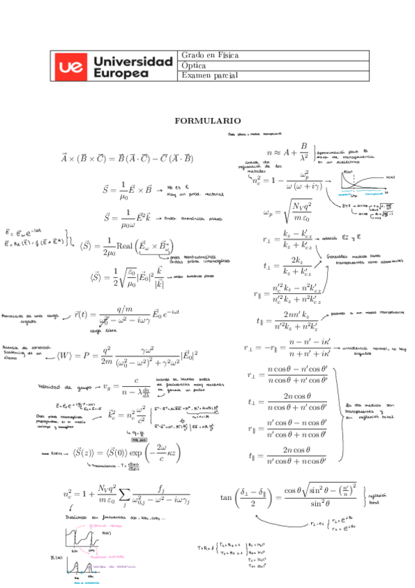 Miniatura del documento Formulario-examen-final-Optica.pdf