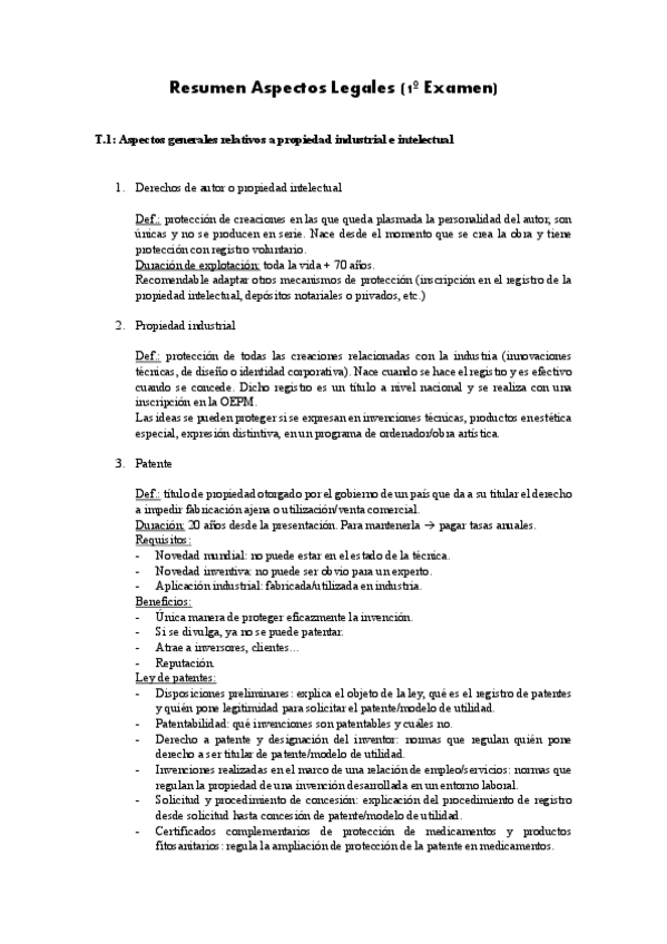 Miniatura del documento Resumen-Aspectos-Legales-1o-examen.pdf