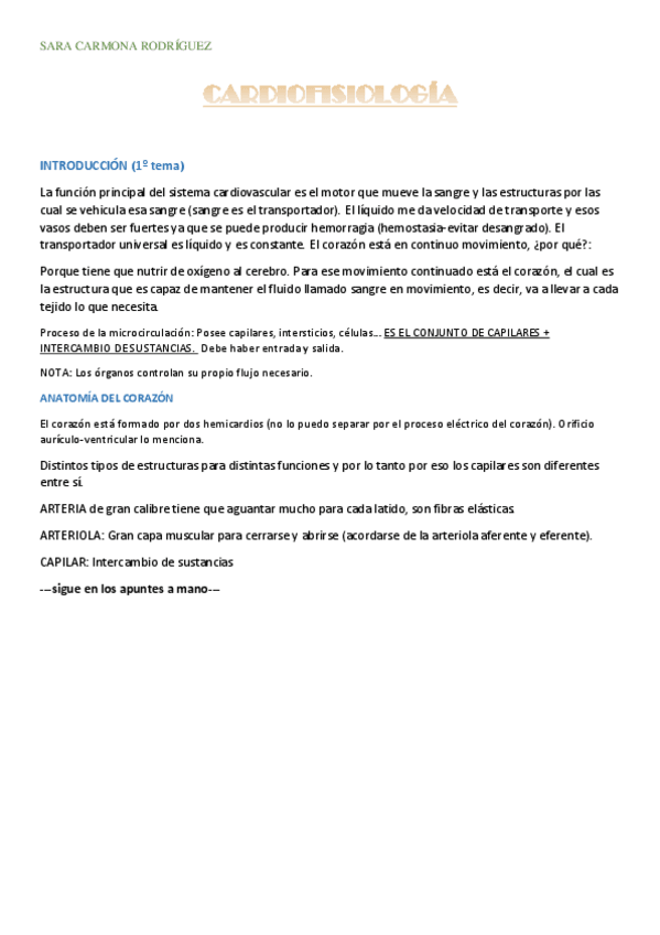 Miniatura del documento CARDIOFISIOLOGIA-APUNTES-DE-CLASE-SARA-CARMONA.pdf