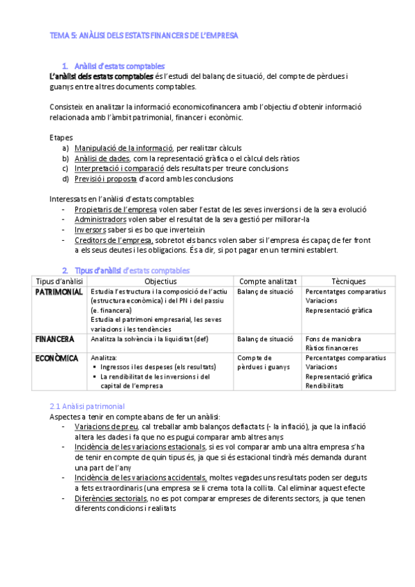 Miniatura del documento TEMA 5ANÀLISI DELS ESTATS FINANCERS DE L’EMPRESA .pdf