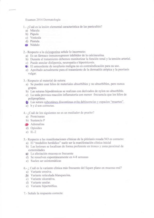 Miniatura del documento Examen-derma-2014-1.pdf