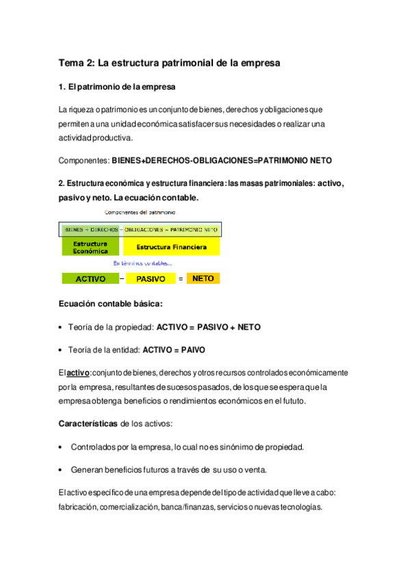 Miniatura del documento Tema 2 La estructura patrimonial de la empresa.pdf