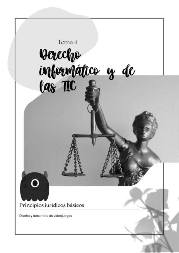 Miniatura del documento Apuntes tema 4: Derecho informático y de las TIC.pdf