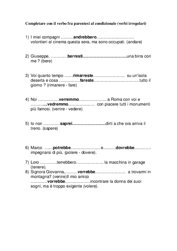 Miniatura del documento Esercizi-Condizionali-irregolari.pdf