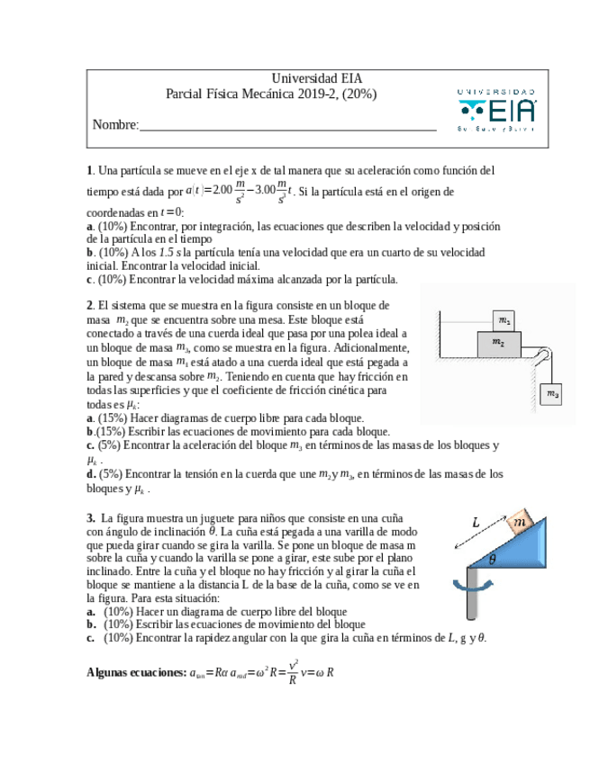 Miniatura del documento ParcialFisicaMecanica2019-2-1.pdf