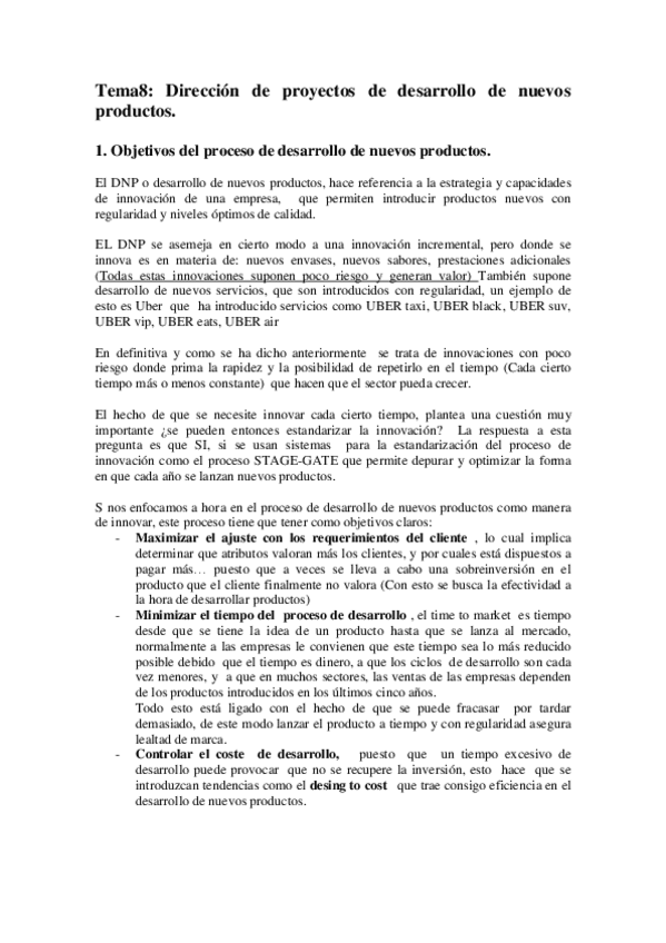 Miniatura del documento Tema 8. Dirección de proyectos de desarrollo de nuevos productos.pdf