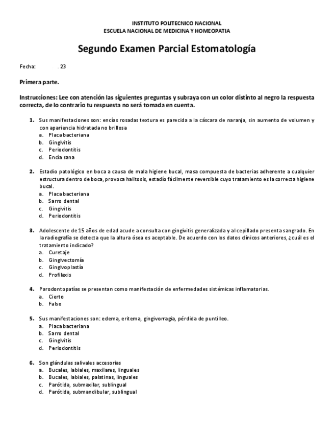 Miniatura del documento 2do Parcial estomatologia.pdf
