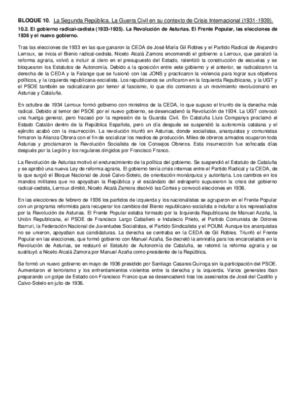 Miniatura del documento 10.2. El gobierno radical-cedista (1933-1935). La Revolución de Asturias. El Frente Popular- las elcciones de 1936 y el nuevo gobierno..pdf