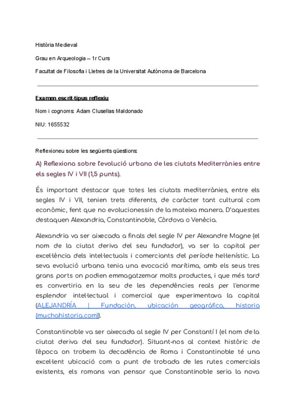 Miniatura del documento Historia-Medieval--Examen-escrit-tipus-reflexiu.pdf