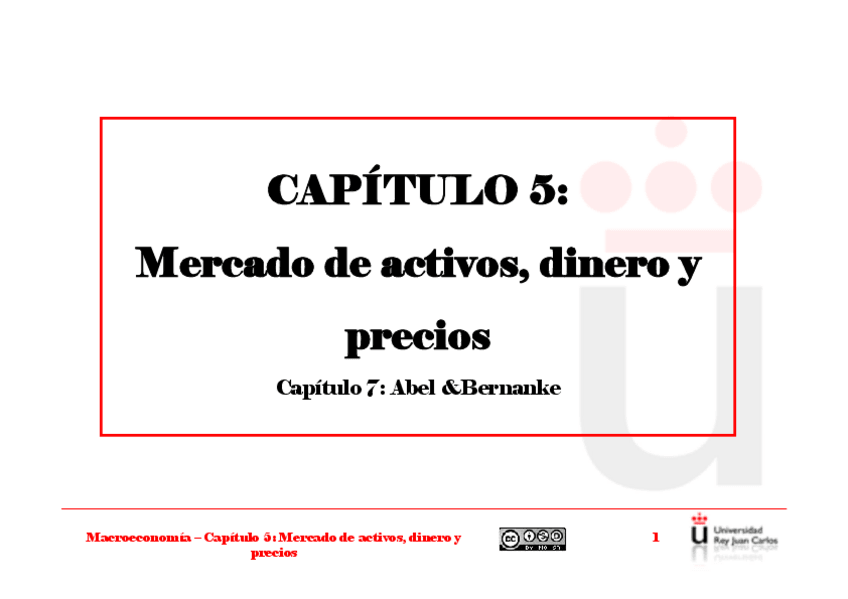 Miniatura del documento Tema 5. Mercado de activos dinero y precios.pdf
