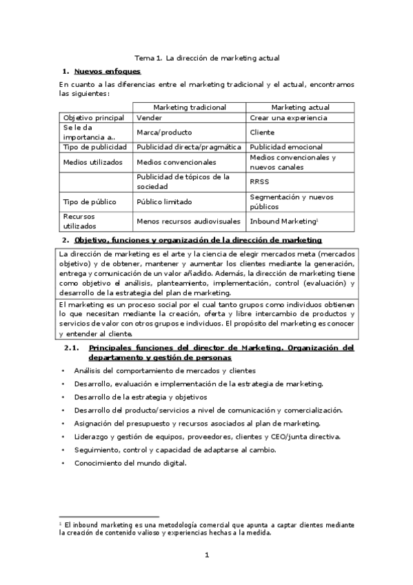 Miniatura del documento Tema 1. La direccion de marketing actual.pdf