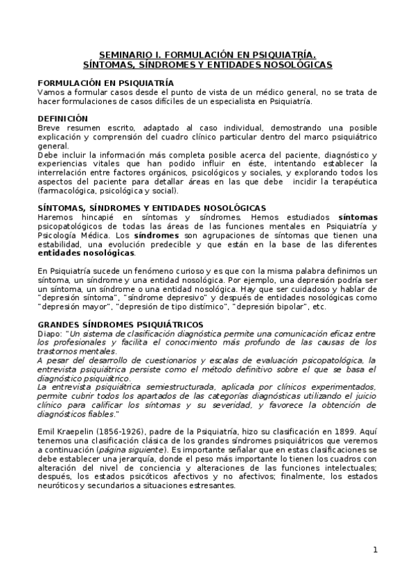 Miniatura del documento SEMINARIO-I.-FORMULACION-EN-PSIQUIATRIA.-SINTOMAS-SINDROMES-Y-ENTIDADES-NOSOLOGICAS.docx