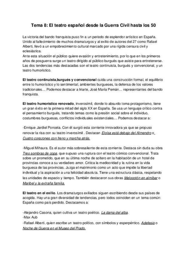 Miniatura del documento Tema-8-El-teatro-espanol-desde-la-Guerra-Civil-hasta-los-50.docx
