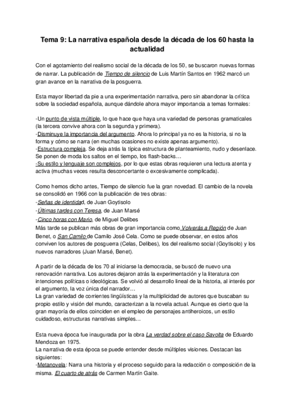 Miniatura del documento Tema-9-La-narrativa-espanola-desde-la-decada-de-los-60-hasta-la-actualidad.docx