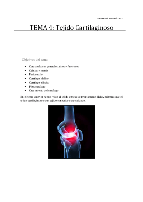 Miniatura del documento Tema 4. TEJIDO CARTILAGINOSO (versión definitiva).pdf