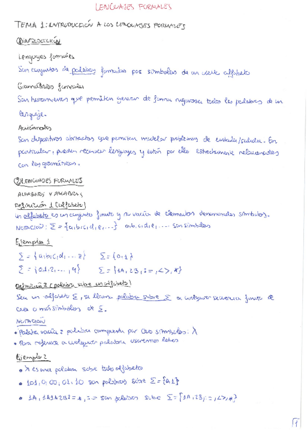Miniatura del documento Lenguajes Formales. Tema 1.pdf