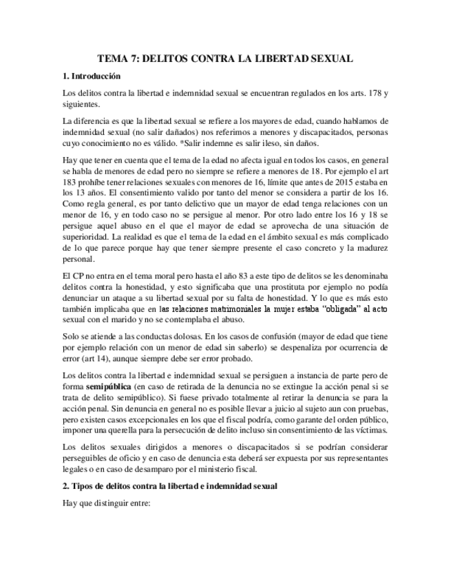 Miniatura del documento Tema 7. Delitos contra la libertad sexual.pdf