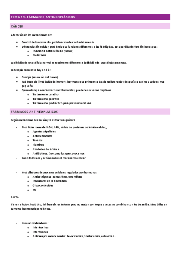 Miniatura del documento Tema-19.-Farmaccos-antineoplasicos.pdf
