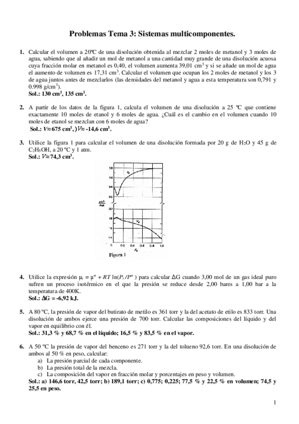 Miniatura del documento Problemas tema 3. Sistemas multicomponentes-2.pdf