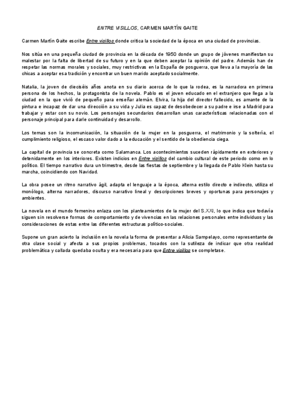 Miniatura del documento Valoración crítica Entre Visillos de Carmen Martín Gaite.pdf