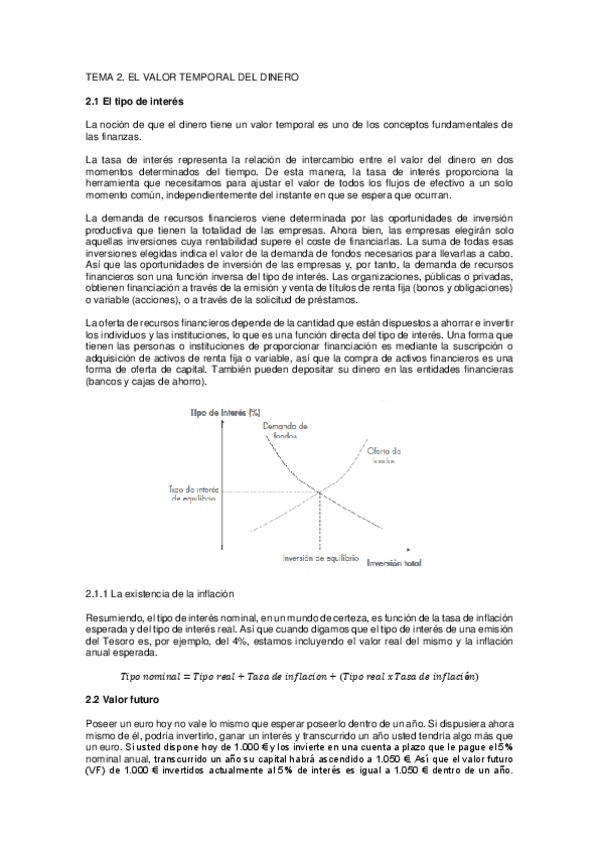 Miniatura del documento TEMA 2 EL VALOR TEMPORAL DEL DINERO.pdf