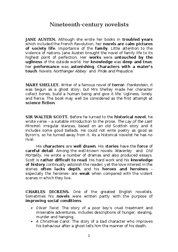 Miniatura del documento 19th century writers.docx