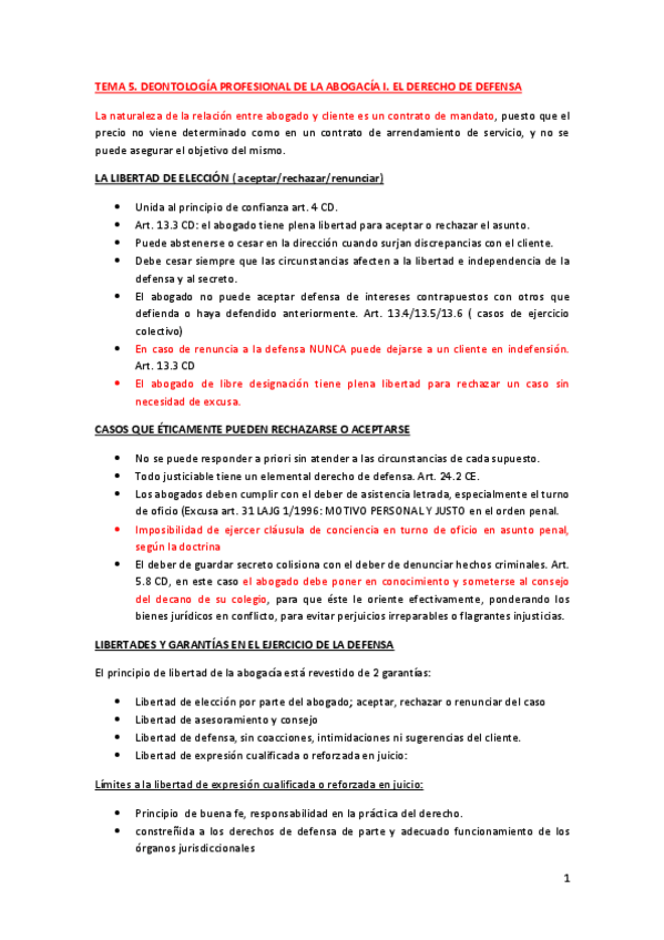 Miniatura del documento TEMA 5. DEONTOLOGÍA PROFESIONAL DE LA ABOGACÍA. EL DERECHO DE DEFENSA.pdf