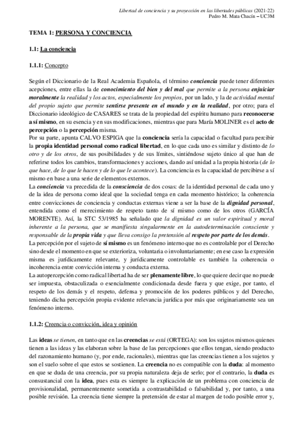 Miniatura del documento Libertad de conciencia y su proyección en las libertades públicas - Pedro Miguel Mata Chacín.pdf
