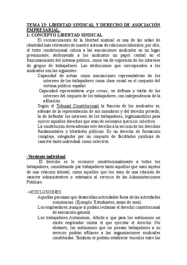 Miniatura del documento TEMA 13. LIBERTAD SINDICAL Y DERECHO DE ASOCIACIÓN EMPRESARIAL.pdf