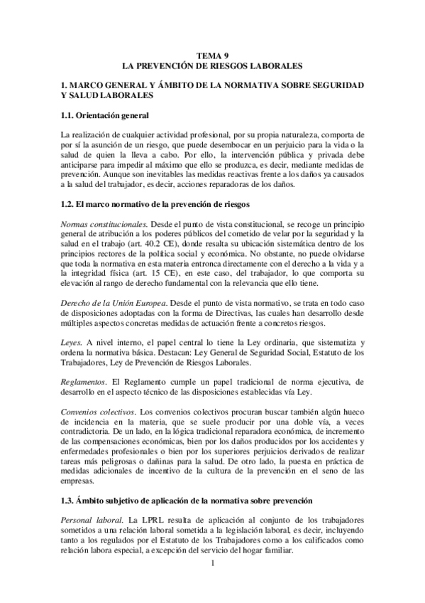 Miniatura del documento TEMA 9. La prevención de riesgos laborales.pdf