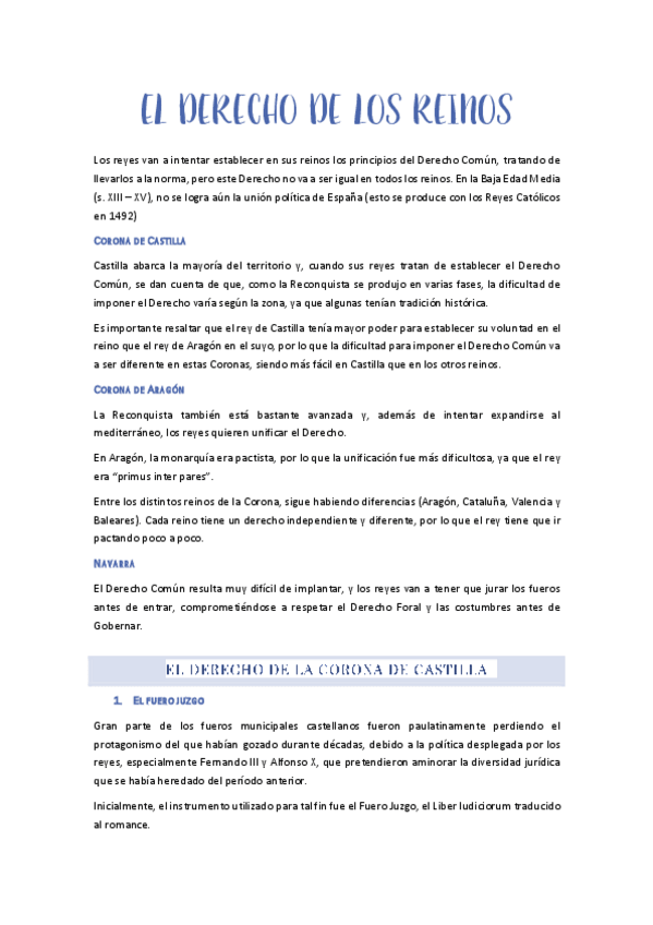 Miniatura del documento Tema 6. El Derecho de los reinos.pdf
