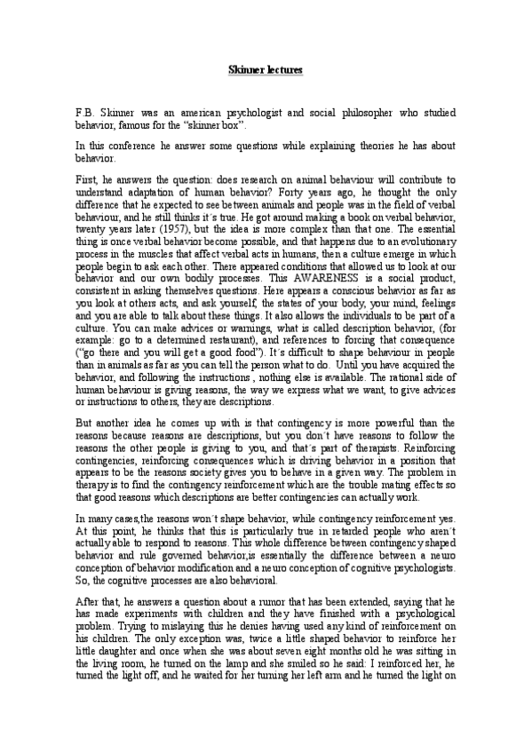 Miniatura del documento Skinner lectures.pdf