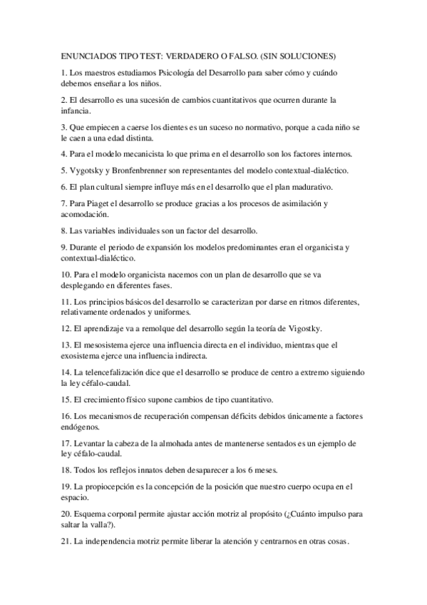 Miniatura del documento PREGUNTAS-PSICOLOGIA-DEL-DESARROLLO.-VERDADERO-O-FALSO.pdf