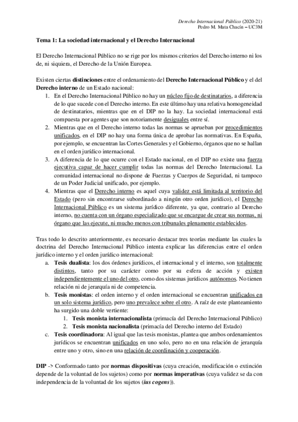 Miniatura del documento Derecho Internacional Público - Pedro Miguel Mata Chacín.pdf