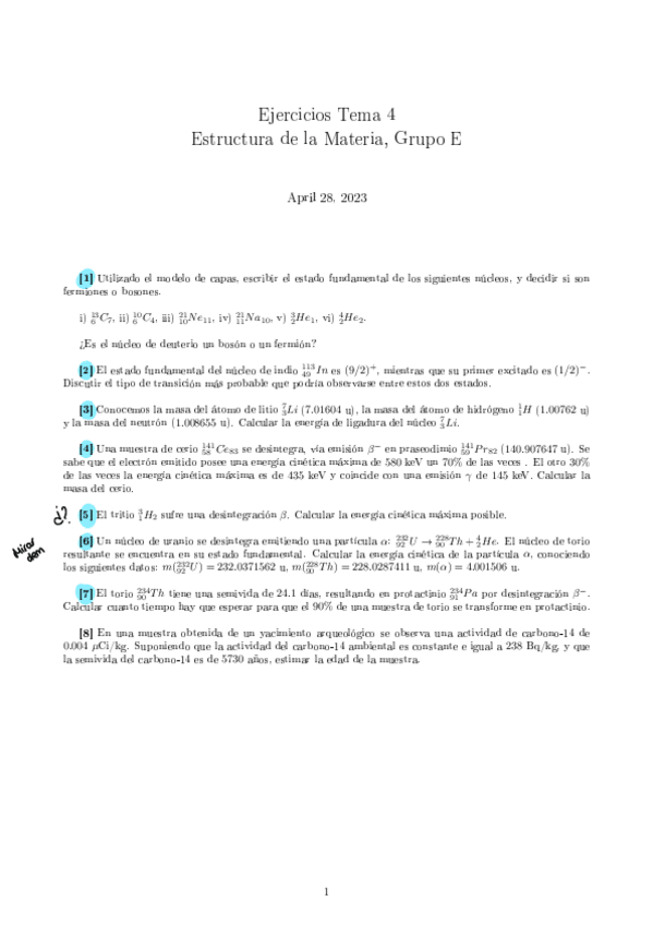 Miniatura del documento Ejercicios-Tema-04-Fisica-Nuclear.pdf