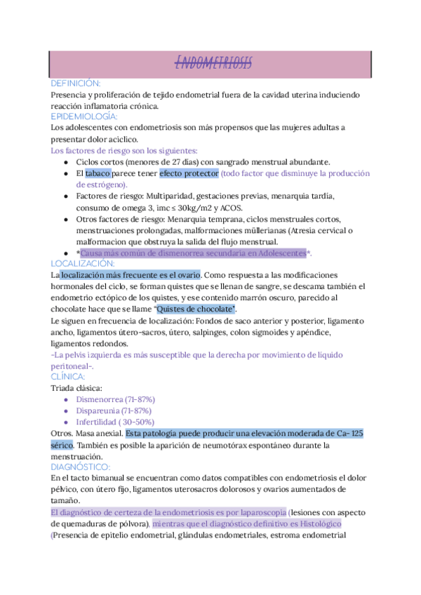 Miniatura del documento RESUMEN-Endometriosis.pdf