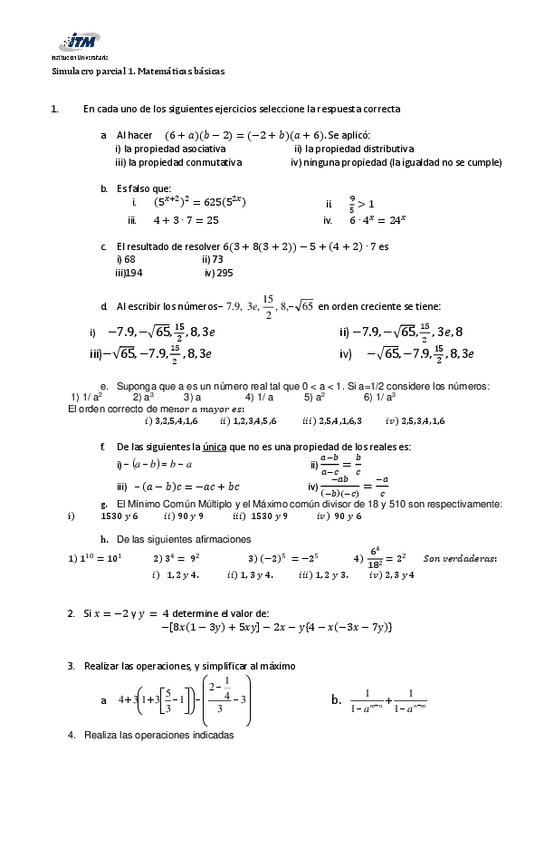 Miniatura del documento Simulacro-Parcial-1-Matematicas-basicas.pdf