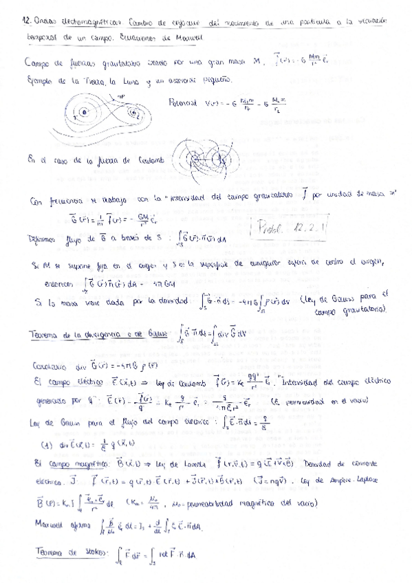 Miniatura del documento 12. Ondas electromagnéticas. Cambio de enfoque_ del movimiento de una partícula a la variación temporal de un campo. Ecuaciones de Maxwell.pdf