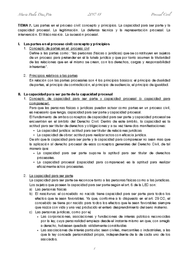 Miniatura del documento TEMA 7. Procesal Civil .pdf