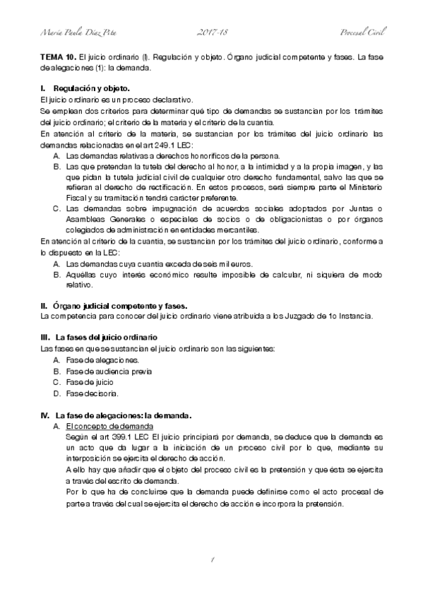 Miniatura del documento TEMA 10. Procesal Civil.pdf