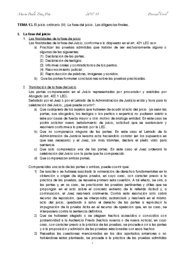 Miniatura del documento TEMA 13. Procesal Civil .pdf