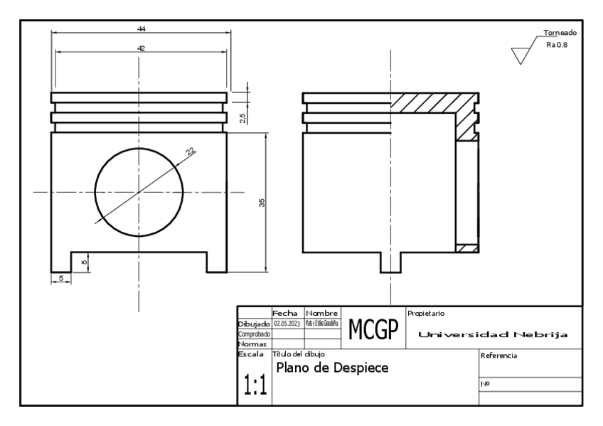 Miniatura del documento PLANO-DE-DESPIECE-Pieza-3.pdf
