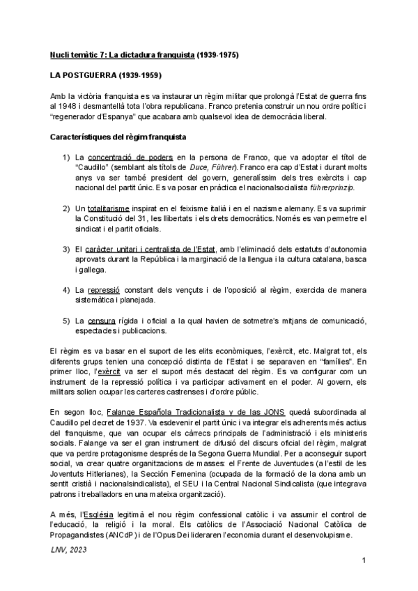 Miniatura del documento Nuclitematic7Ladictadurafranquista1939-1975.pdf