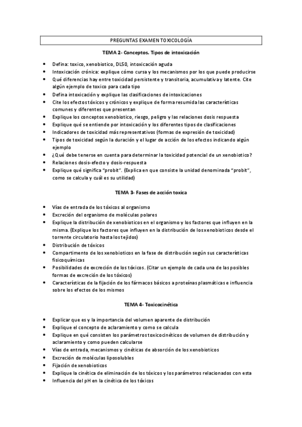 Miniatura del documento PREGUNTAS EXAMEN TOXICOLOGÍA.pdf
