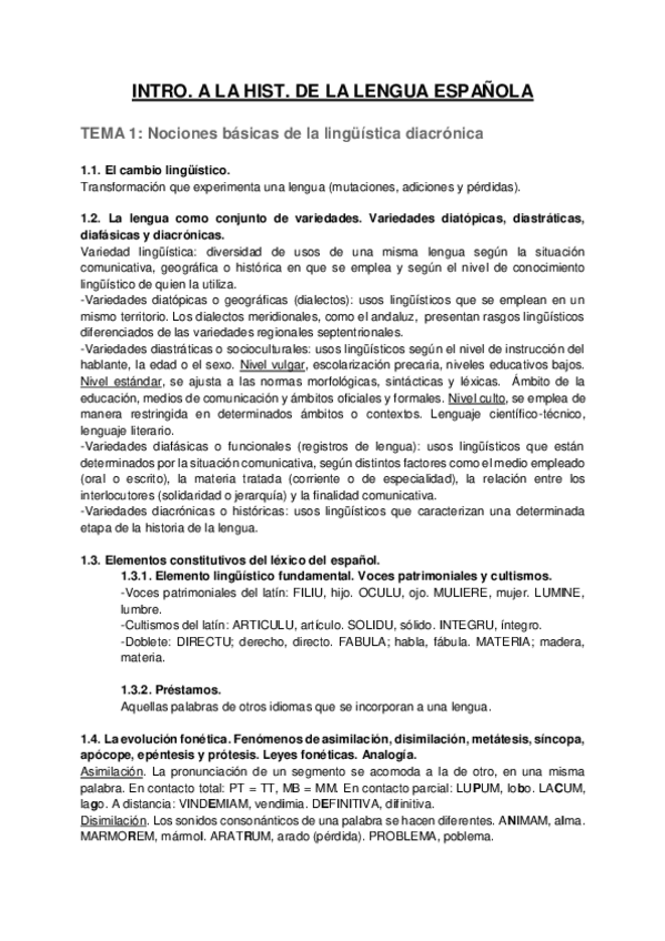 Miniatura del documento Introduccion-a-la-historia-de-la-lengua-espanola-TODO-EL-TEMARIO.pdf
