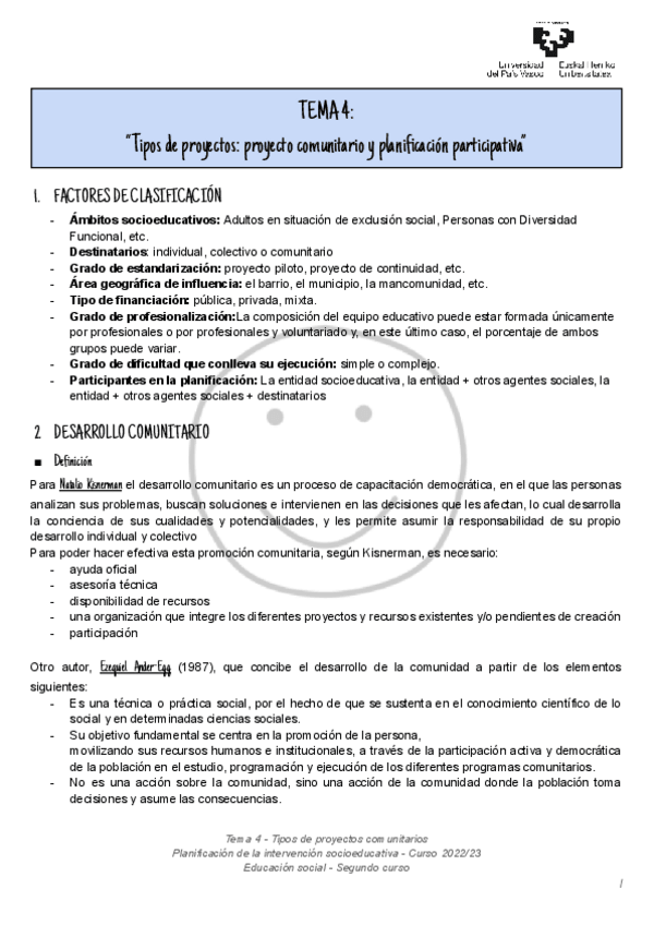 Miniatura del documento Tema 4 - Tipos de proyectos comunitarios y planificacion participativa.pdf