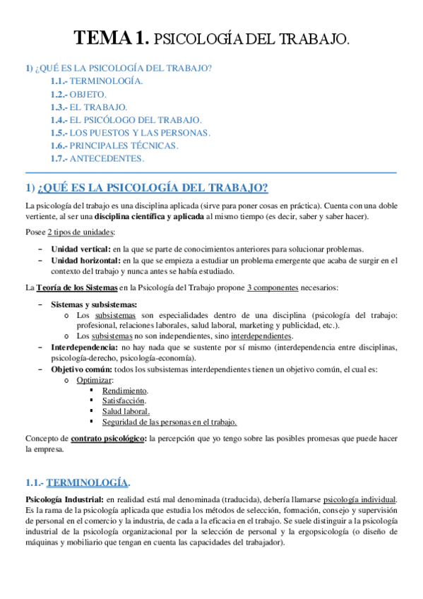 Miniatura del documento TEMA 1. Introducción a la Psicología del Trabajo..pdf